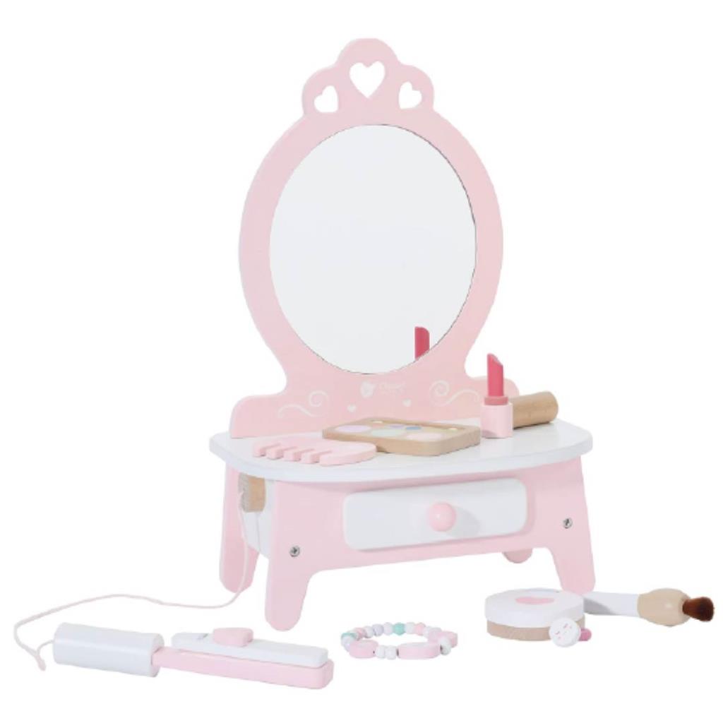 تسريحة الأطفال الخشبية الوردية من كلاسيك وورلد